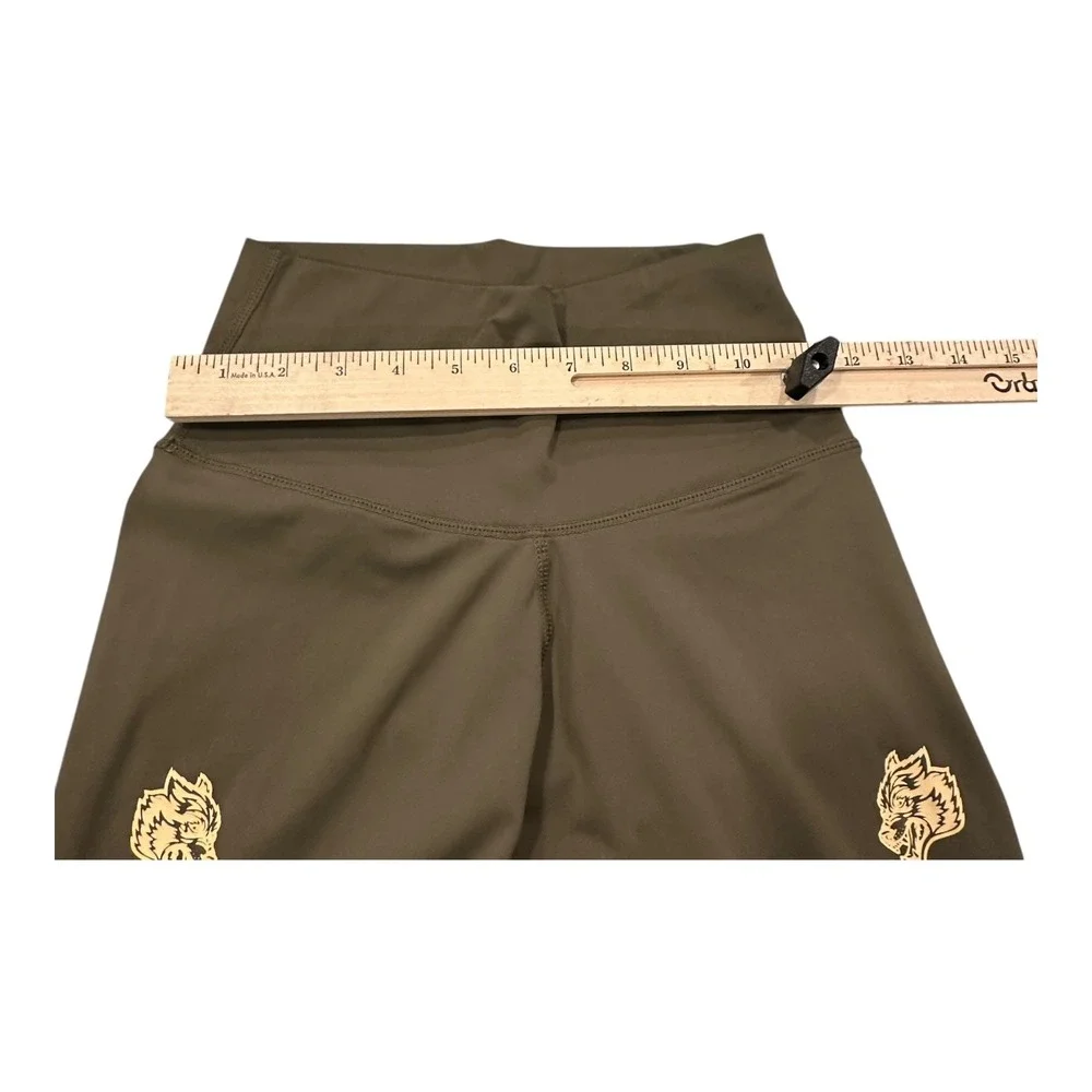 SHE Olive Green Leggings Wolf Logo Small Limited Edition #340 of 500 Athleisure - Picture 7 of 16